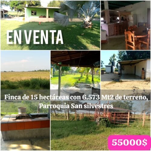 En Venta Bella y Amplia Finca Ubicada en San Silvestre de Barinas