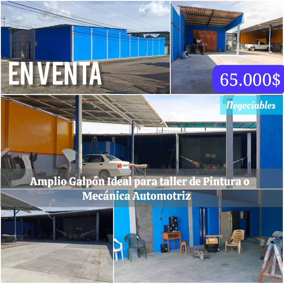 Amplio Galpón a 20mts de la Av. Adonay Parra en Barinas Inmobiliaria Coltan